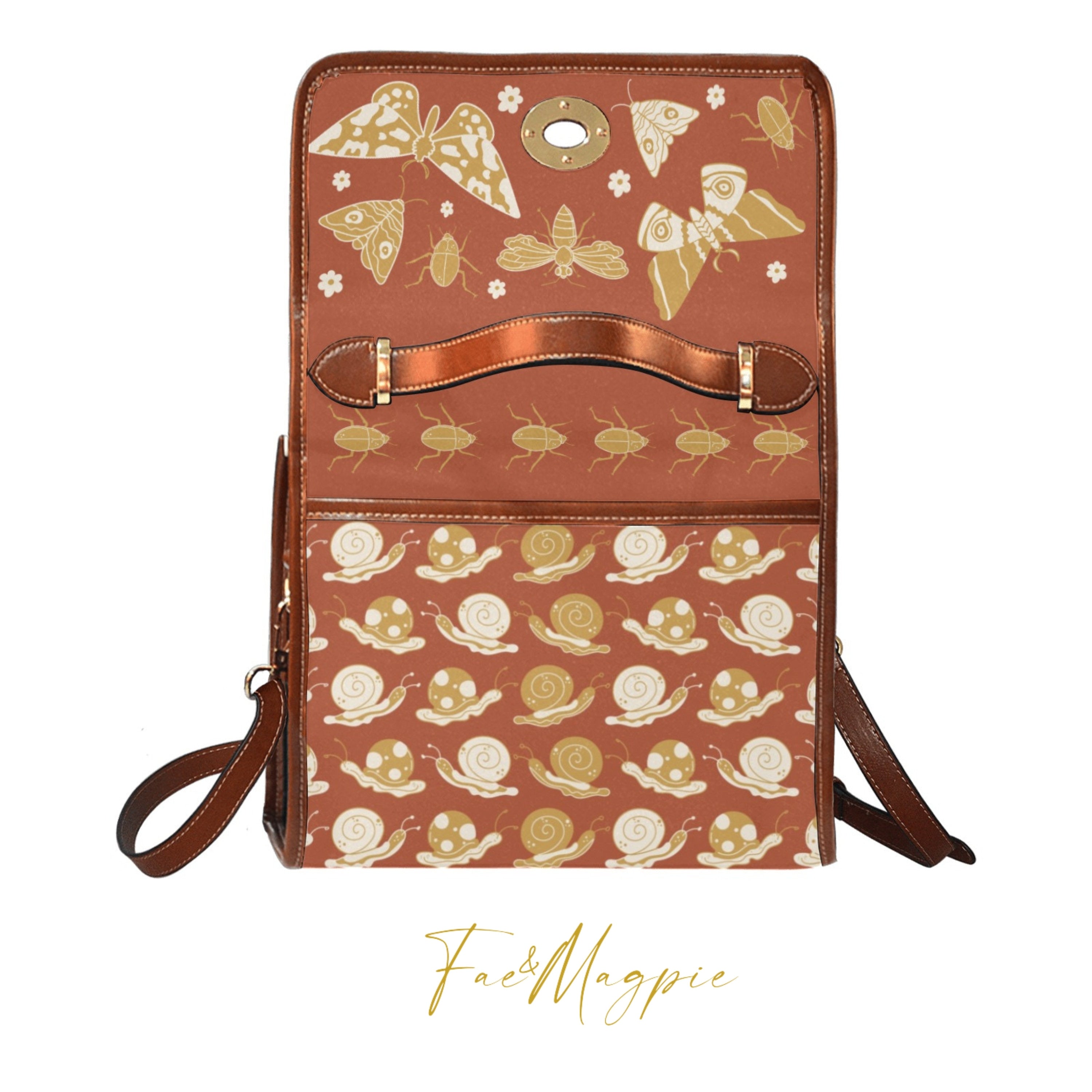 Summer Garden Satchel Bag