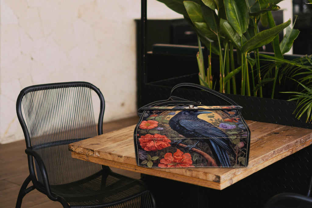 Black Crow Satchel Bag