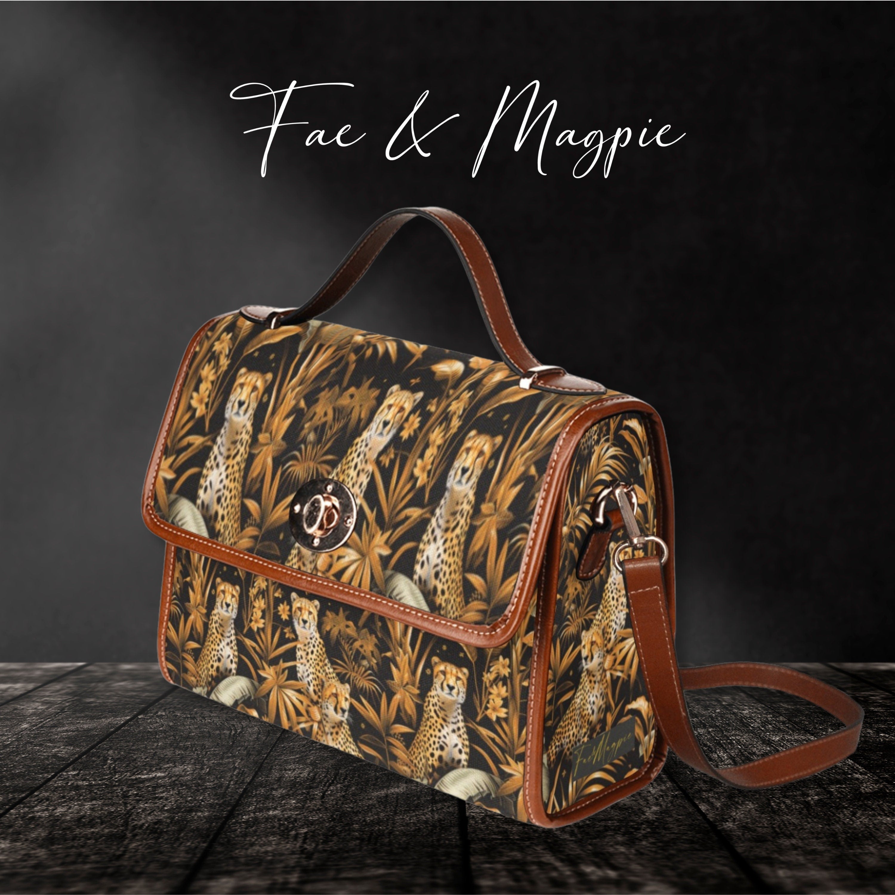 Wild Cheetah Satchel Bag