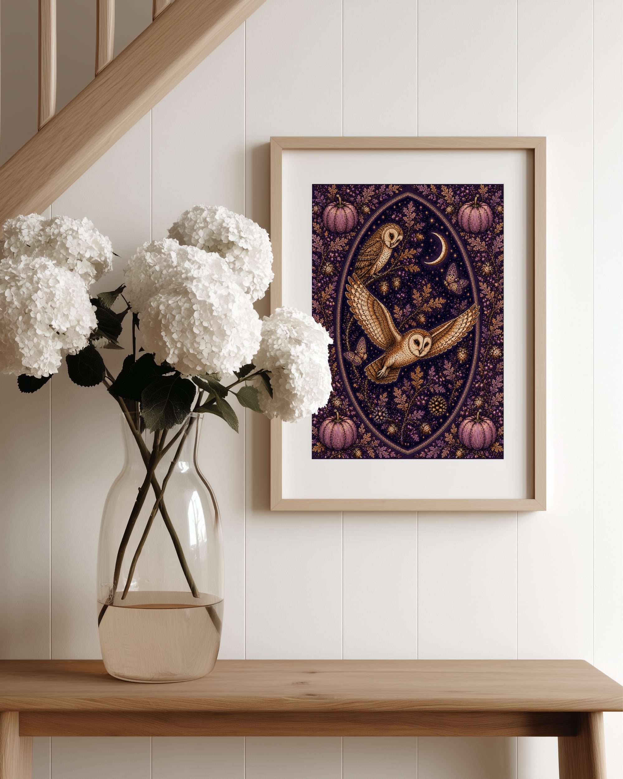 Owls Art Print