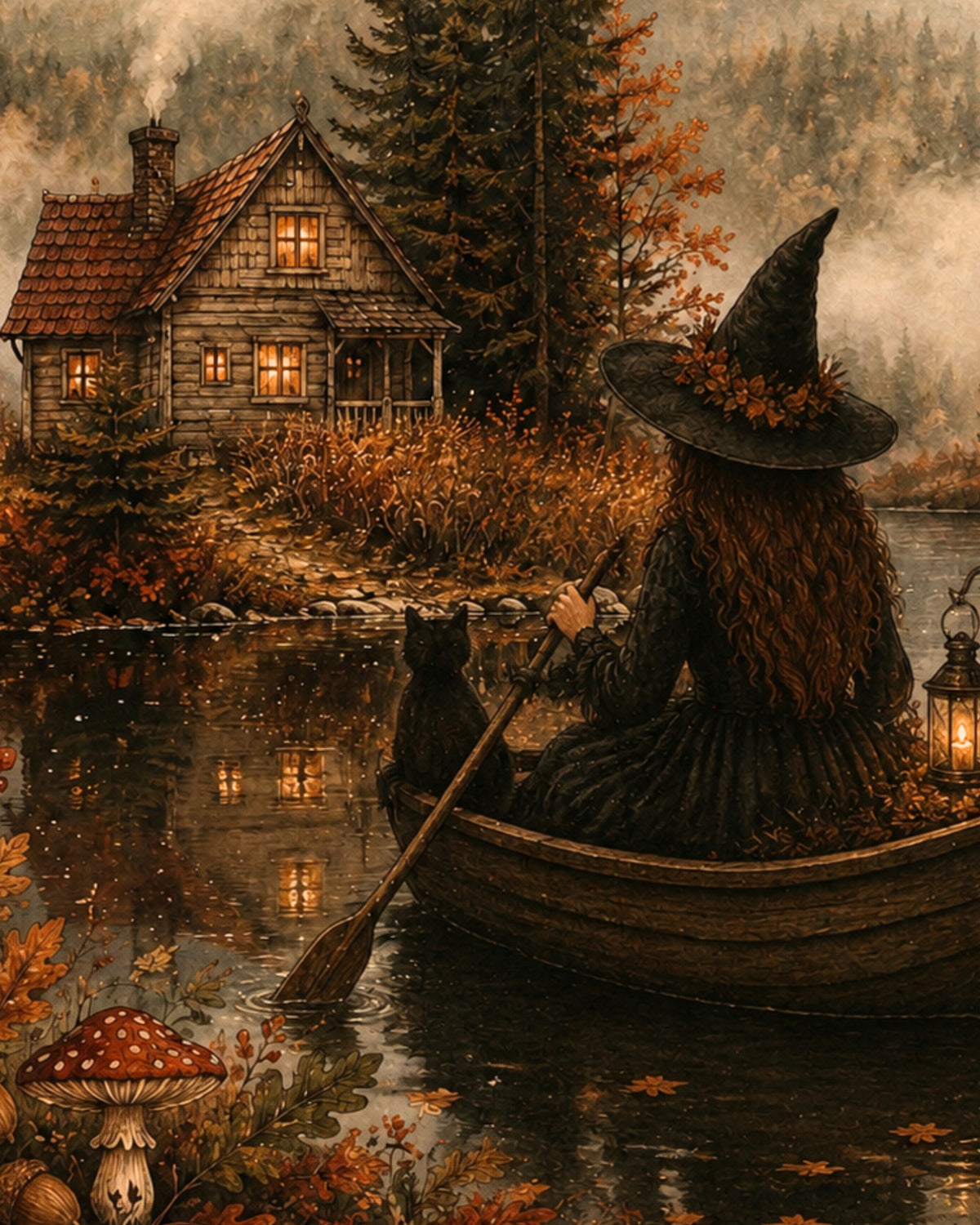 Witches Boat Art Print