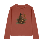 Witch Pumpkin Long Sleeve Top