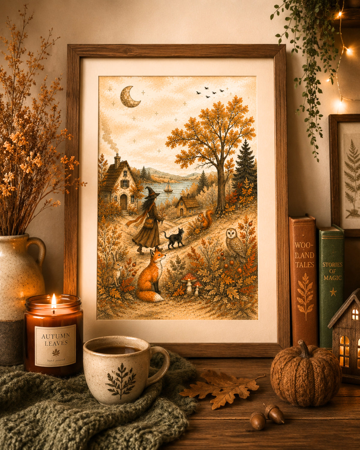 Witches Evening Art Print