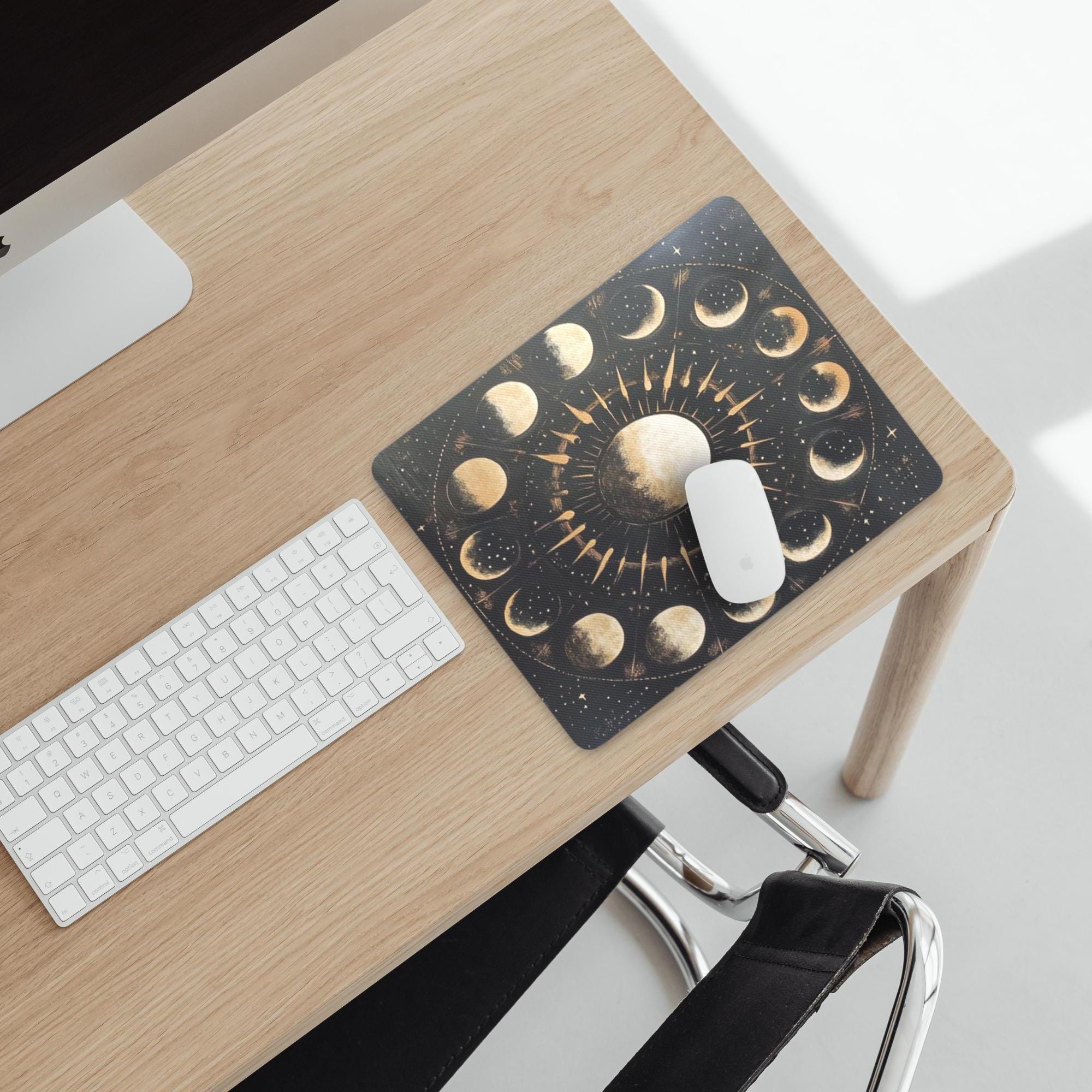 Moon Phase Mouse Pad