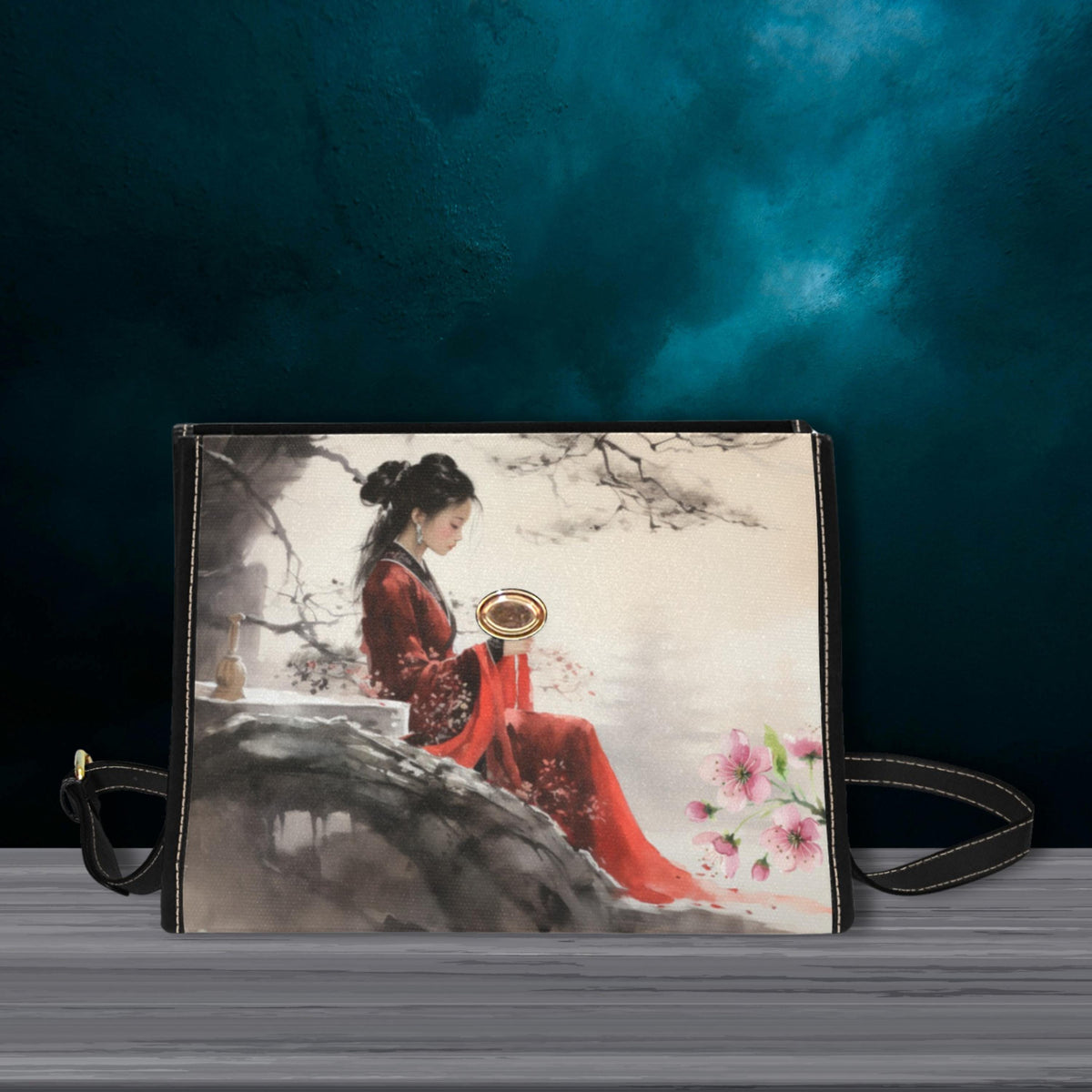 Chinese Lady Satchel Bag