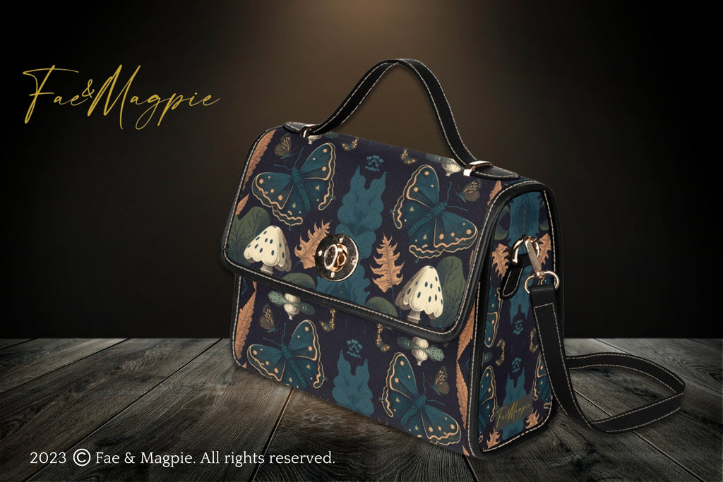 Mystical Moth Satchel Bag