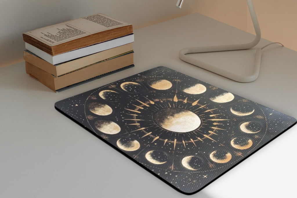 Moon Phase Mouse Pad