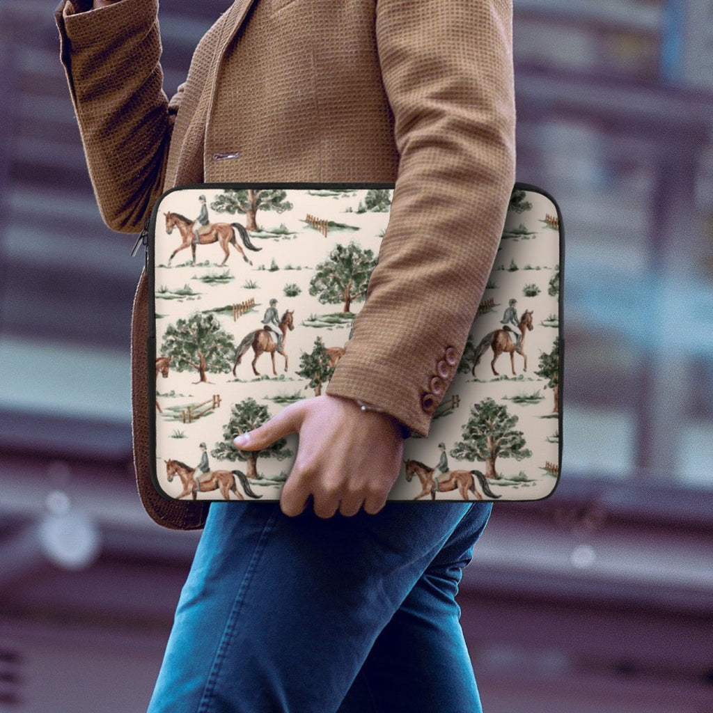 Equestrian Horses Laptop Sleeve