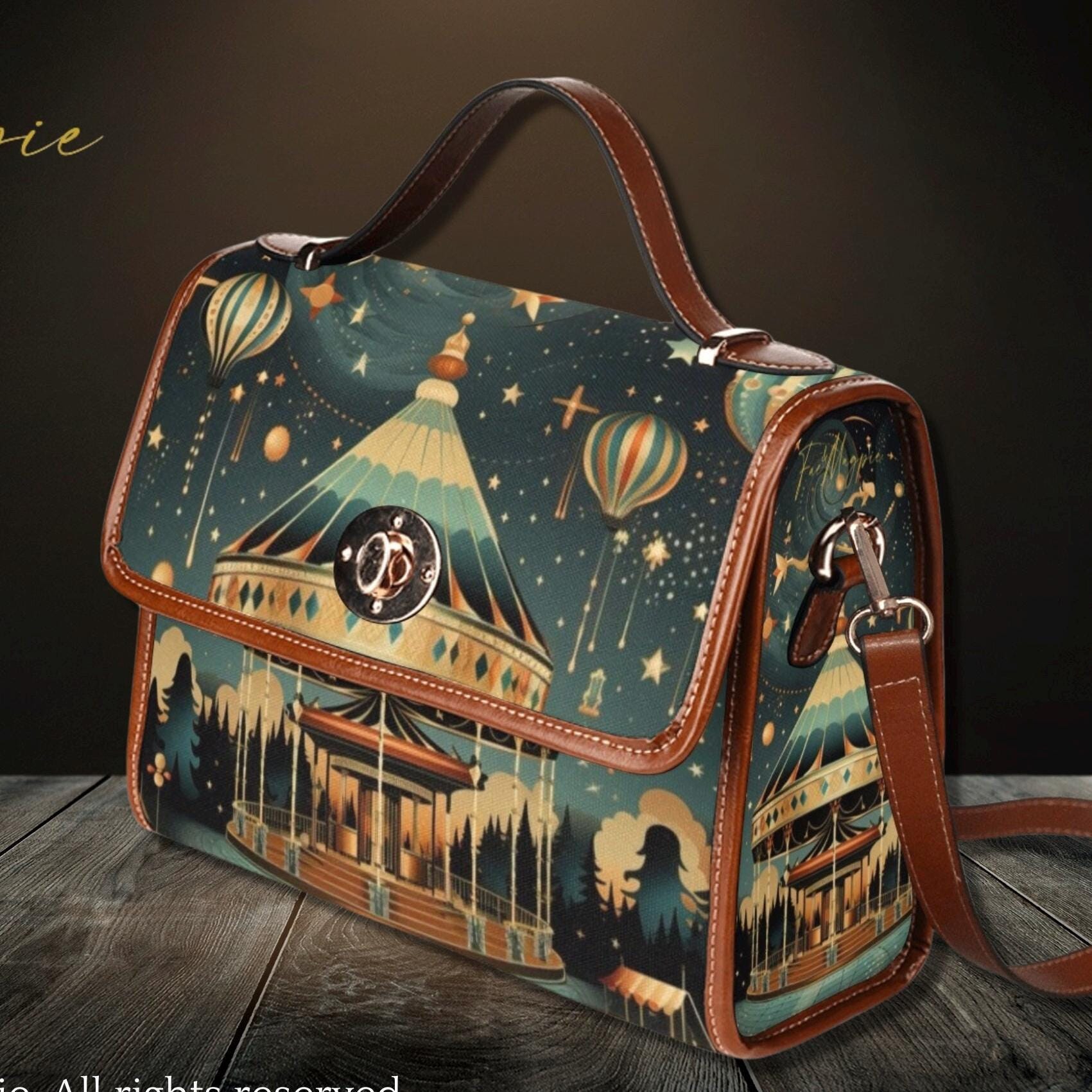 Night Carnival Satchel Bag