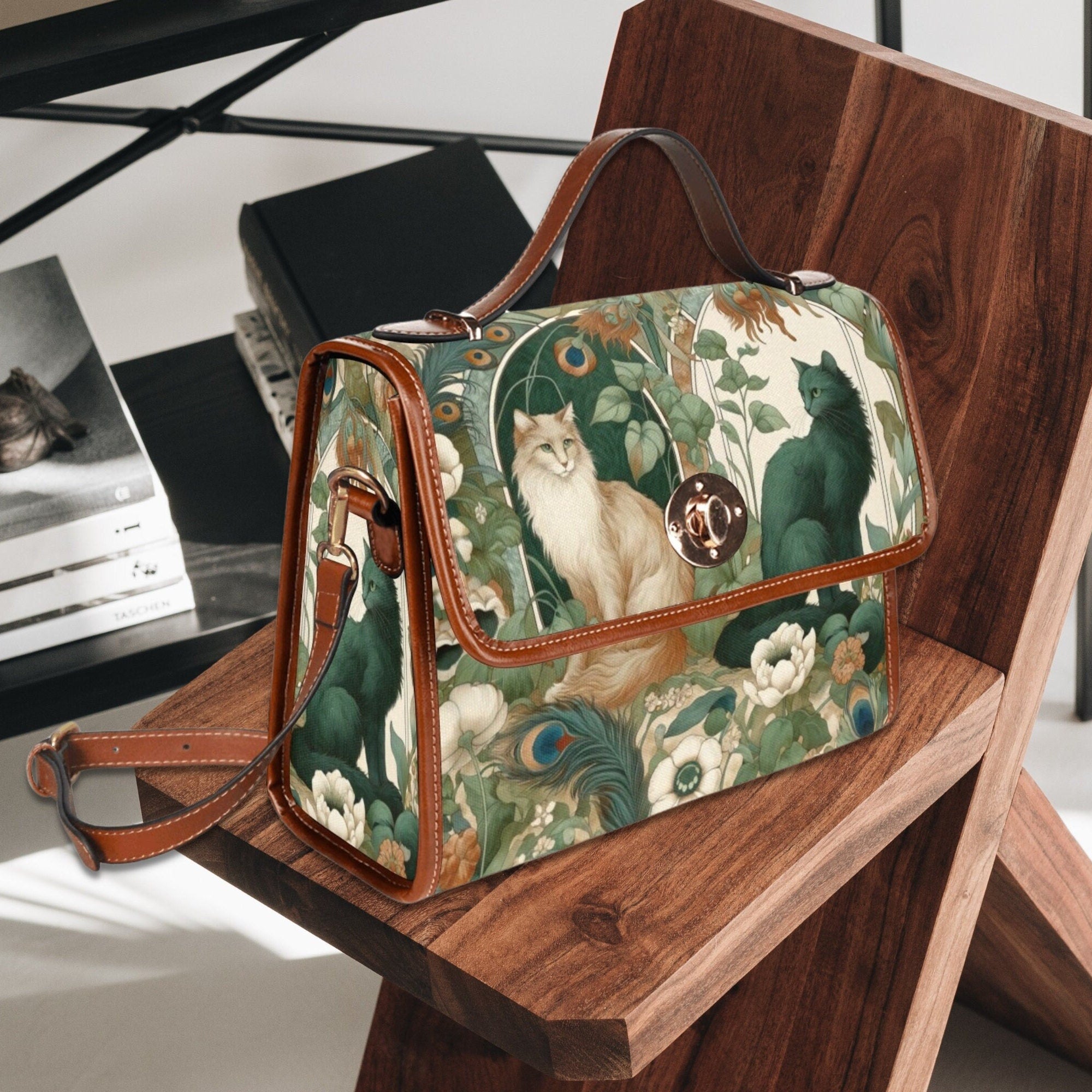 Cottagecore Cats Satchel Bag