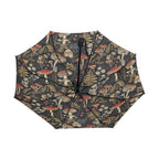 Umbrella with a mushroom pattern on a white background