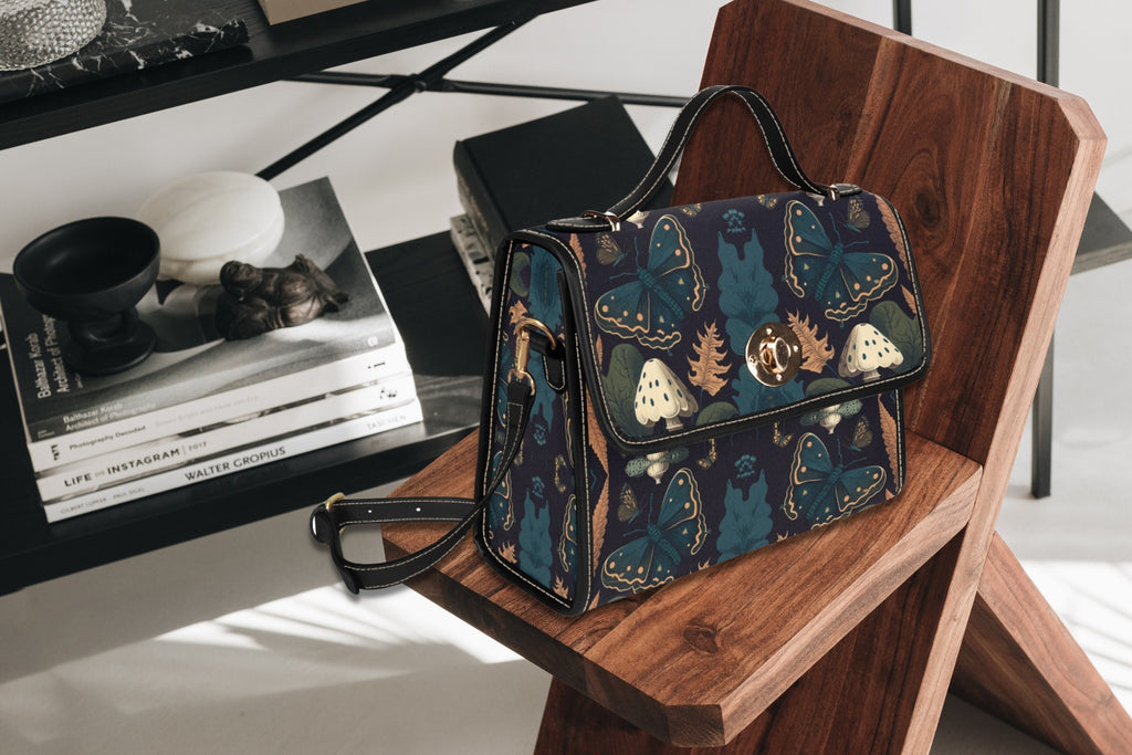 Mystical Moth Satchel Bag