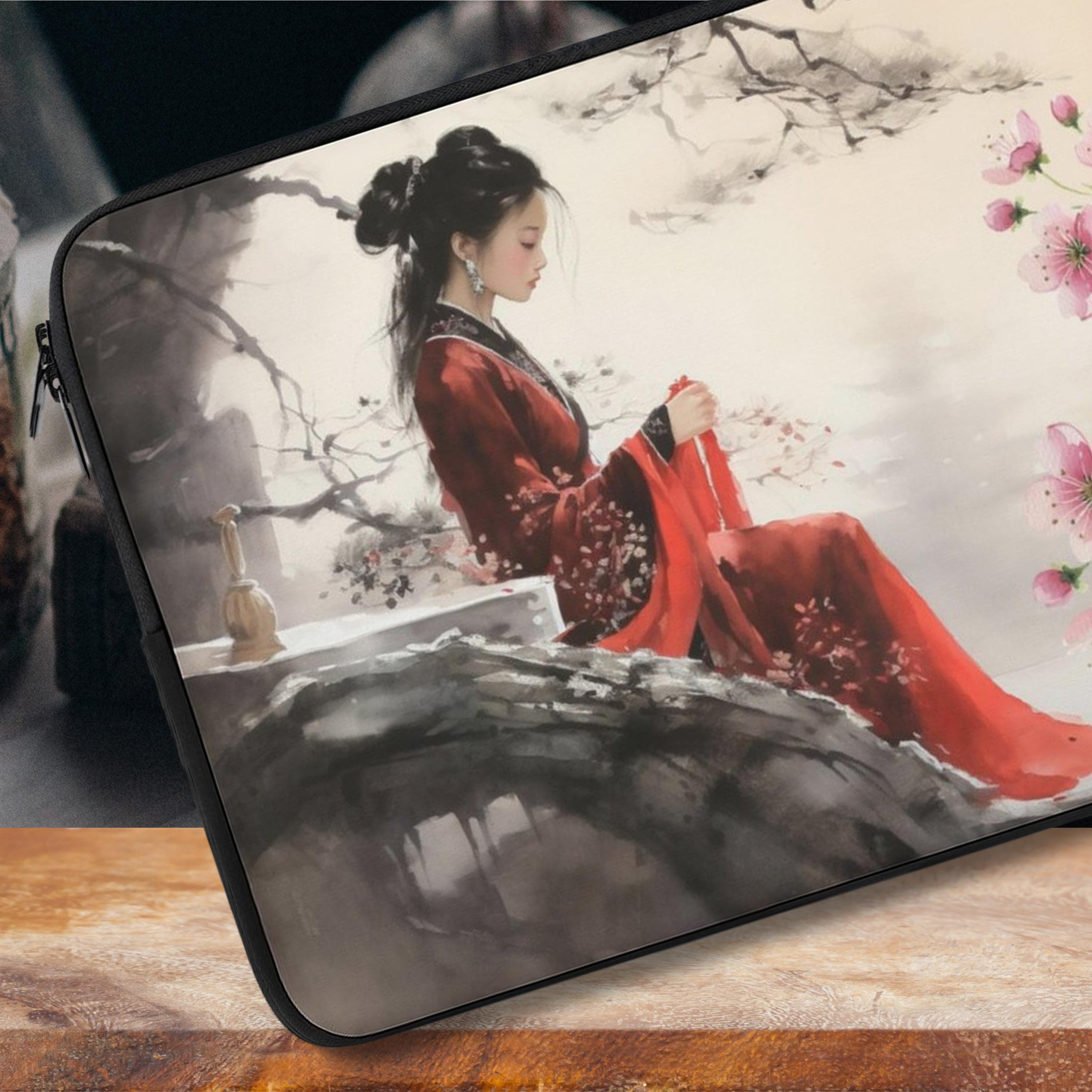 Chinese Lady Laptop Sleeve
