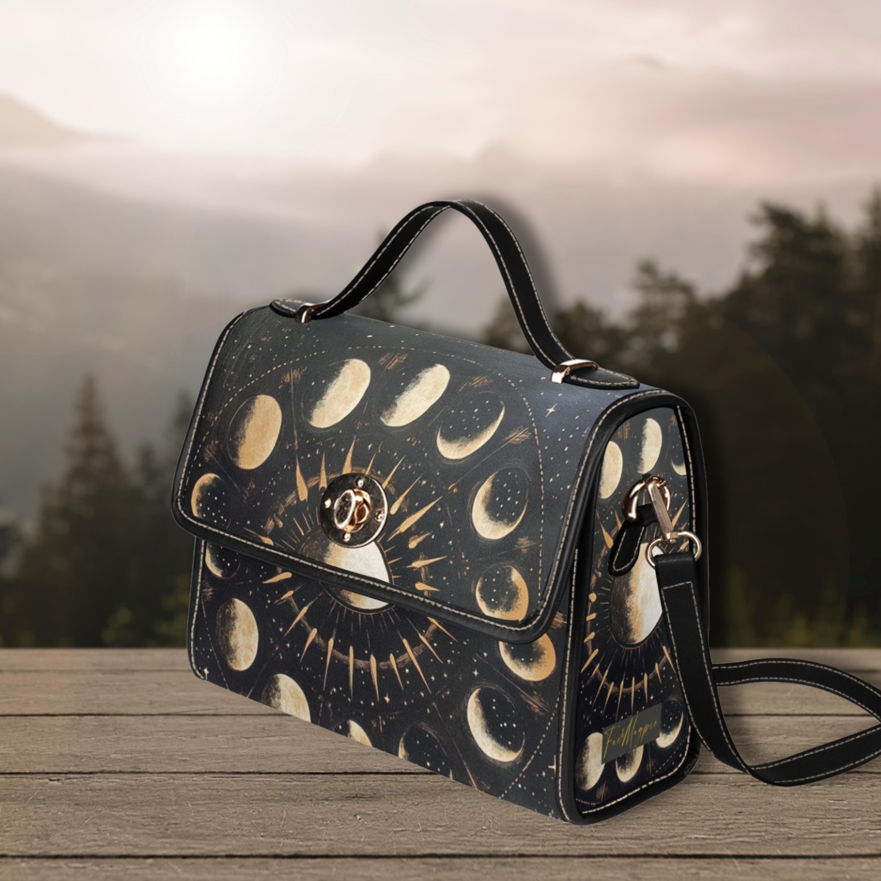 Moon Phase Satchel Bag