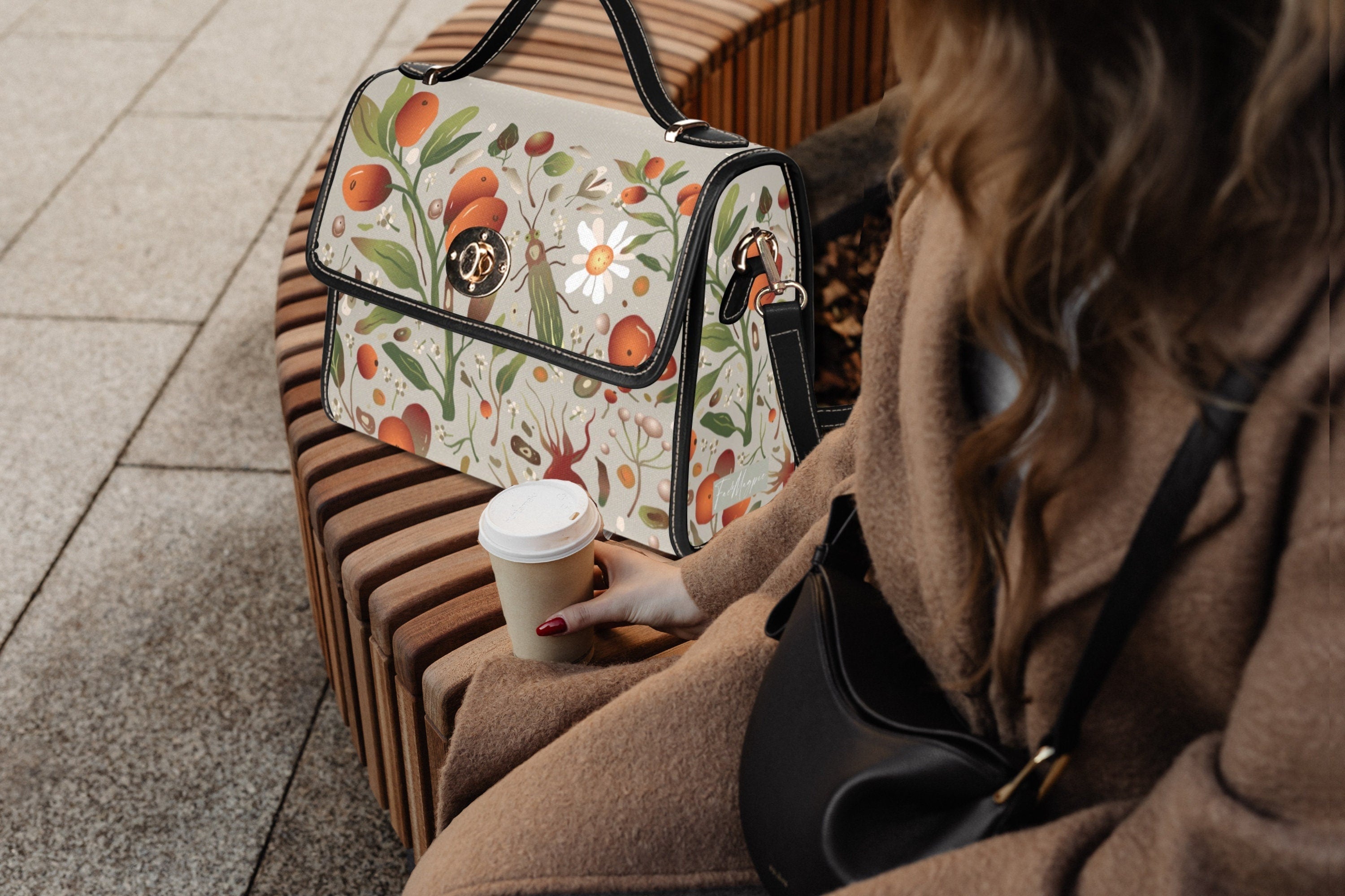 Meadow Berries Satchel Bag