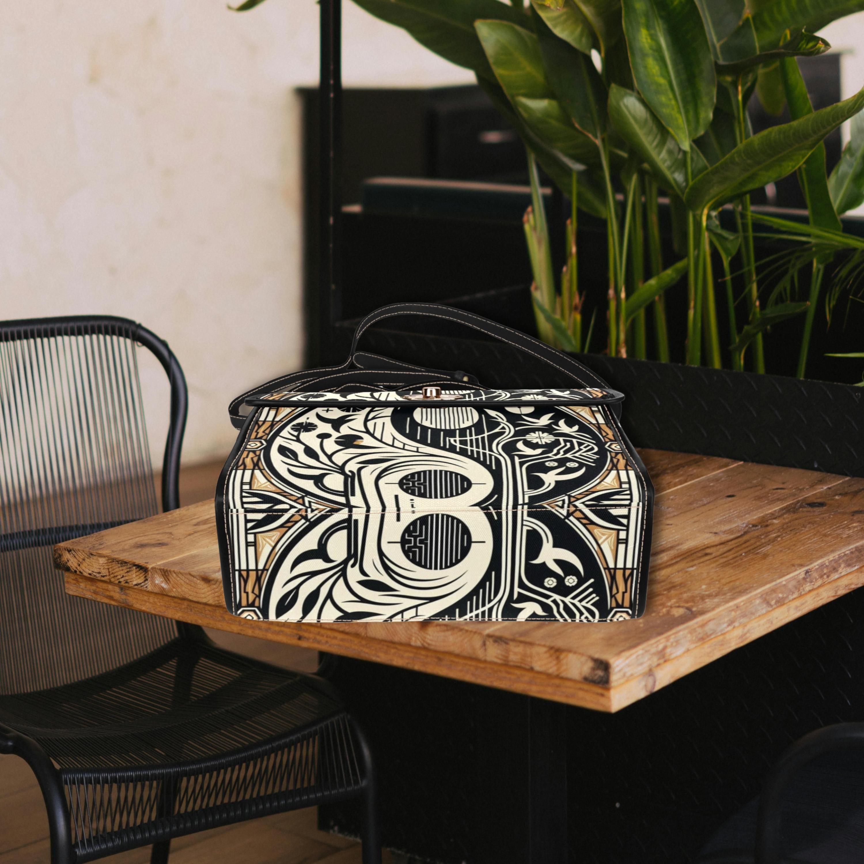 Yin Yang Satchel Bag