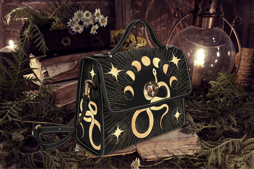 Snake Satchel Bag