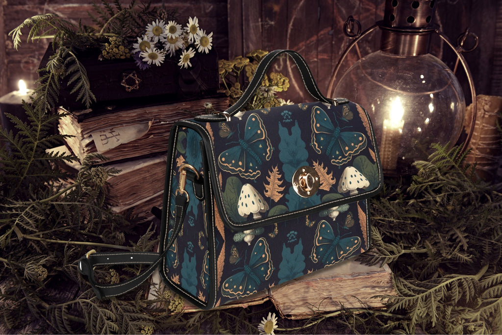 Mystical Moth Satchel Bag