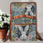 Rabbit Floral Satchel Bag
