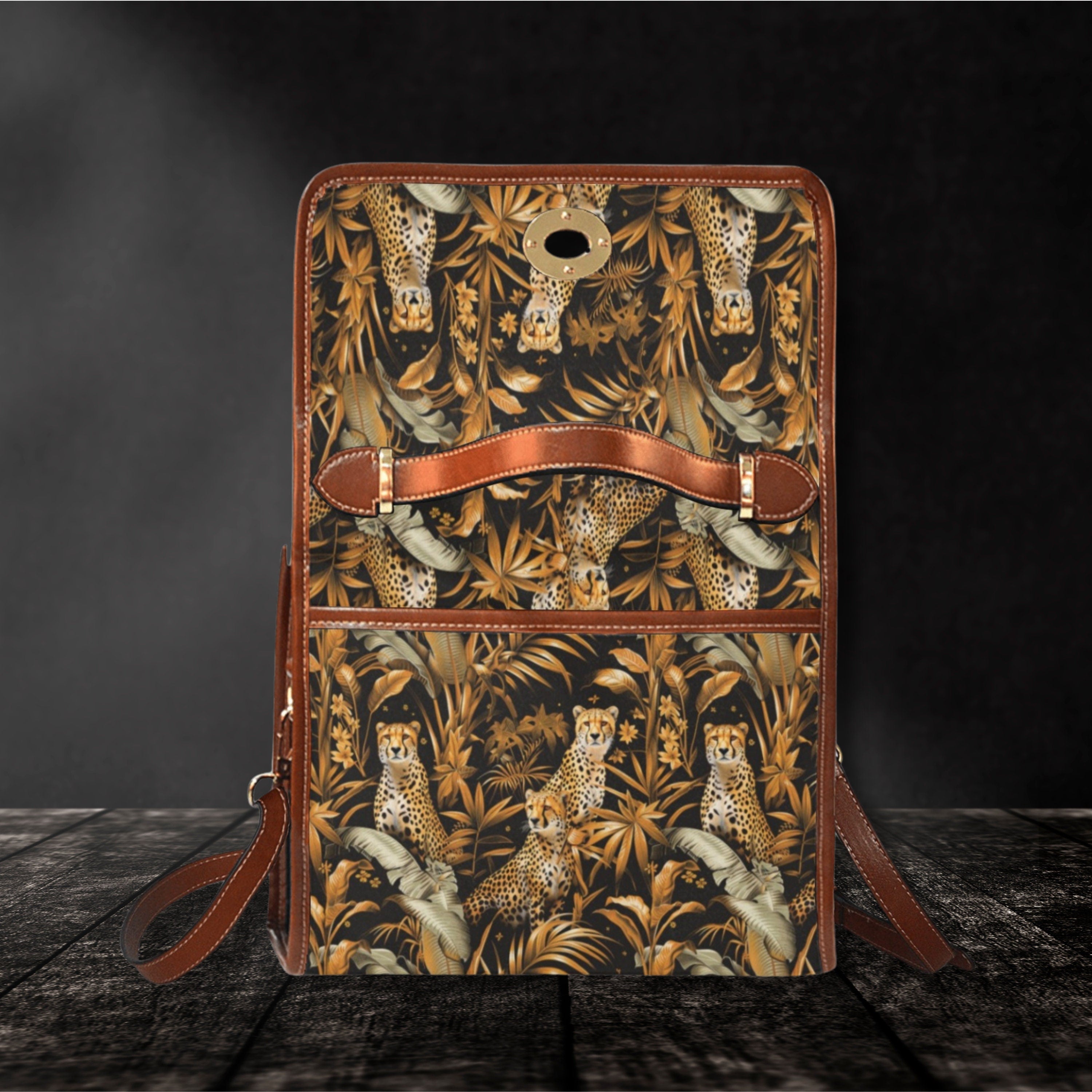 Wild Cheetah Satchel Bag