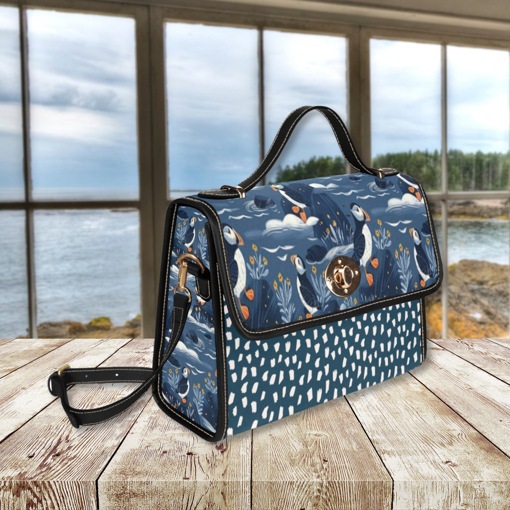 Puffins Satchel Bag