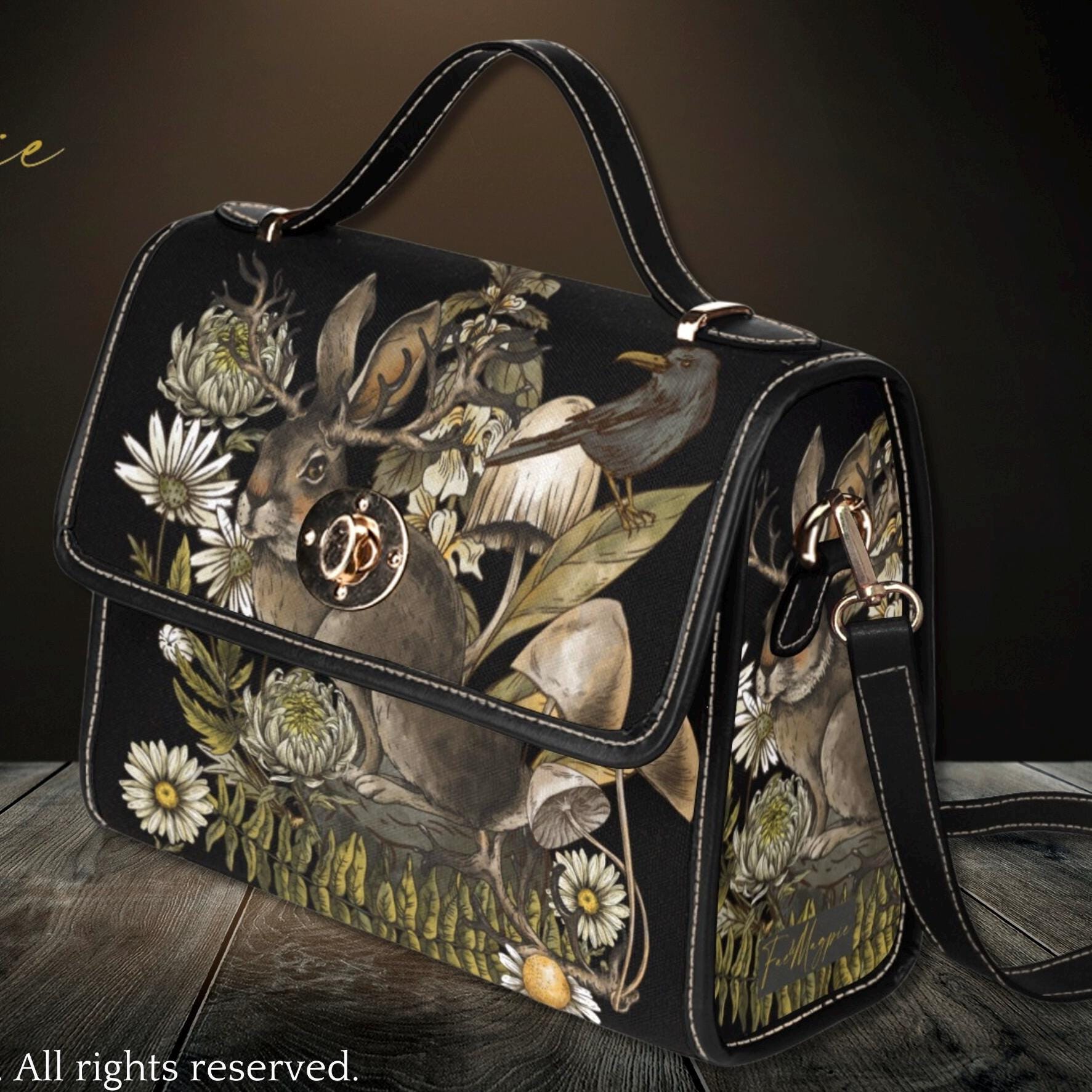 Forest Hare Satchel Bag