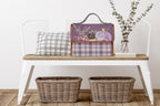 Stag Plaid Satchel Bag