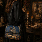 Witchy Black Cat Satchel Bag