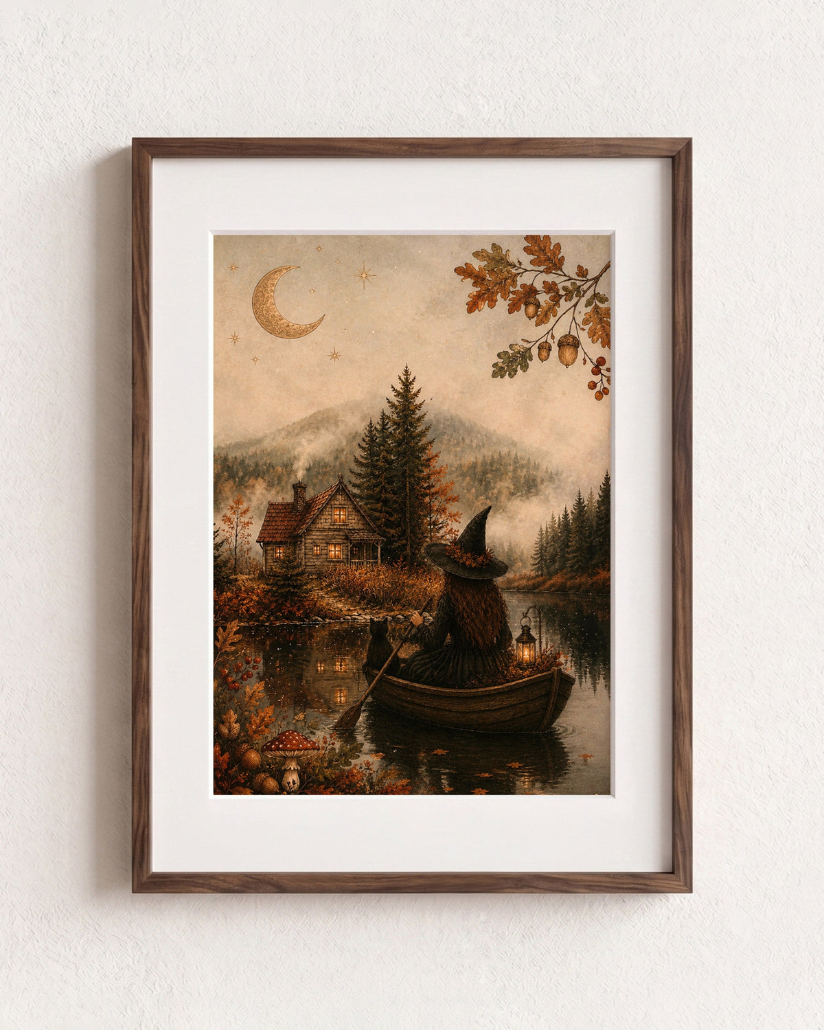 Witches Boat Art Print