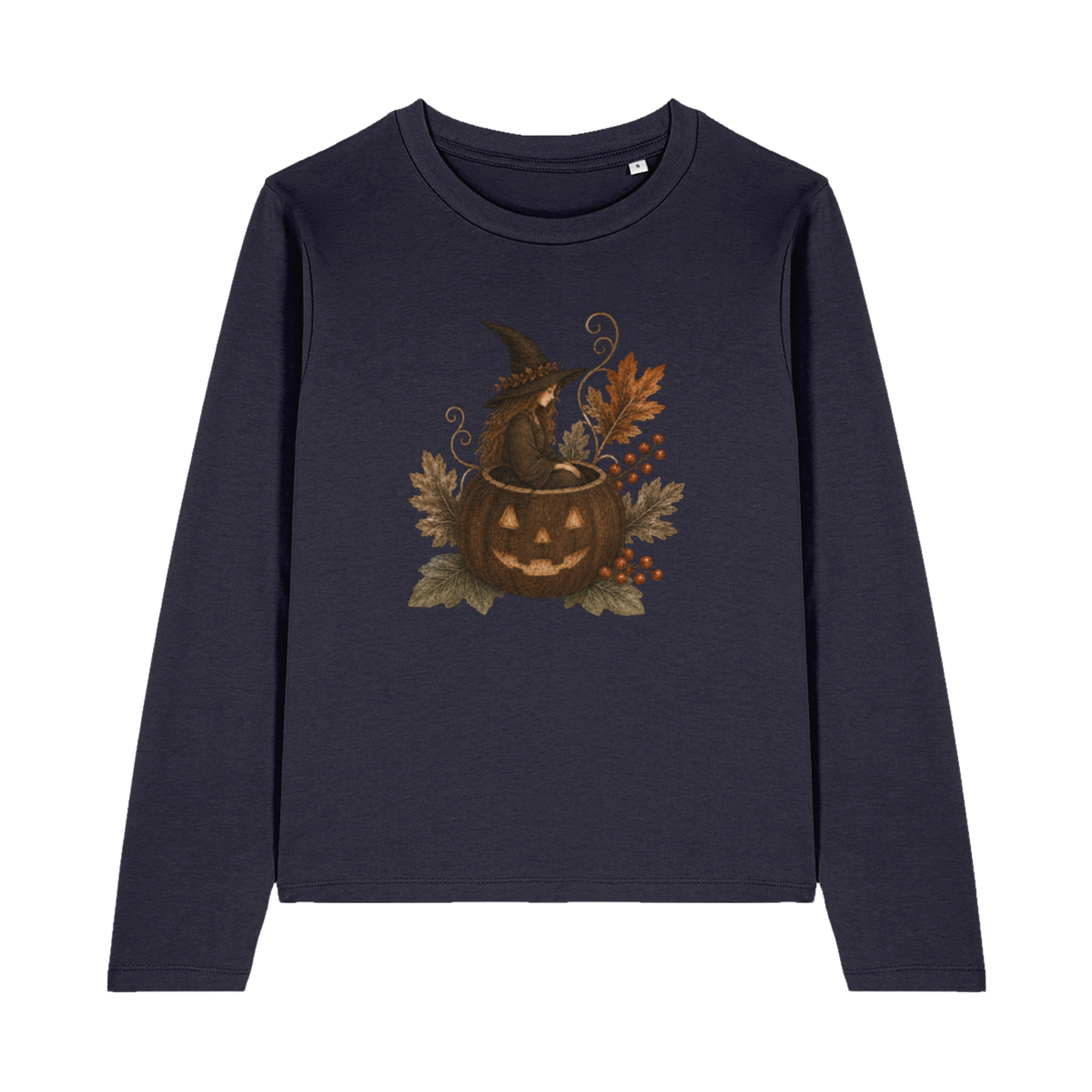 Witch Pumpkin Long Sleeve Top