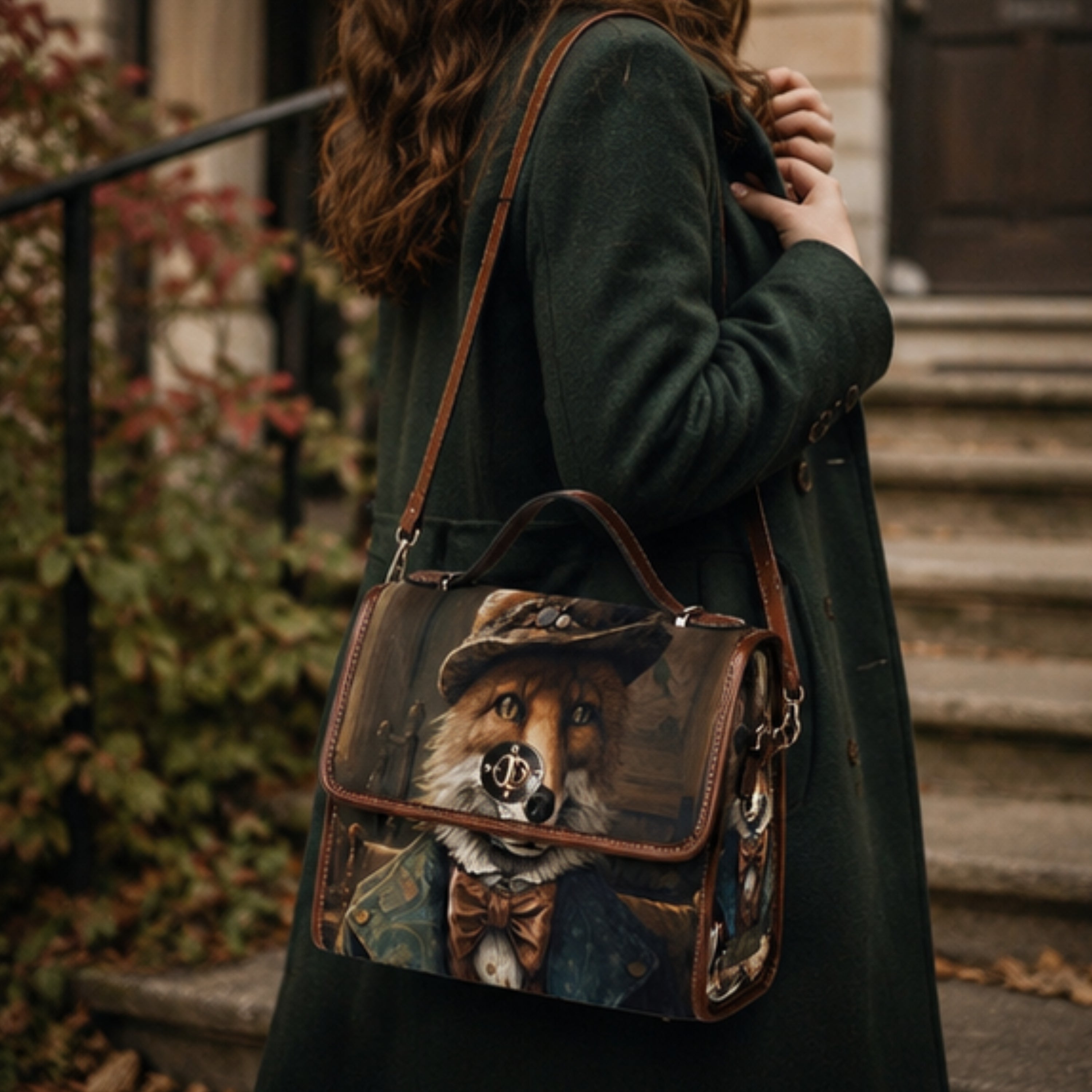Gentleman Fox Satchel Bag