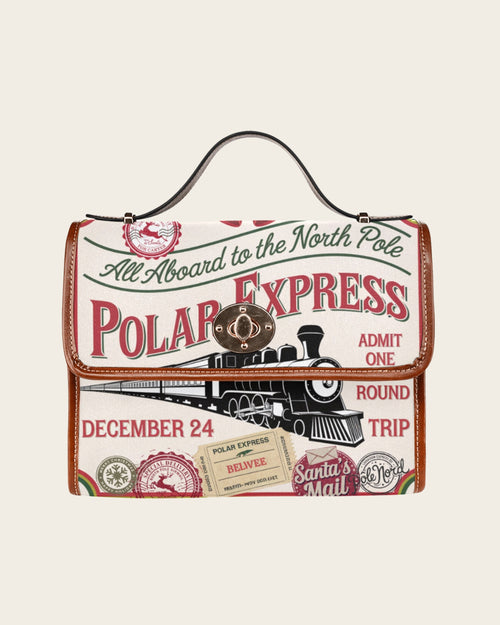 Polar Express Train Christmas Handbag