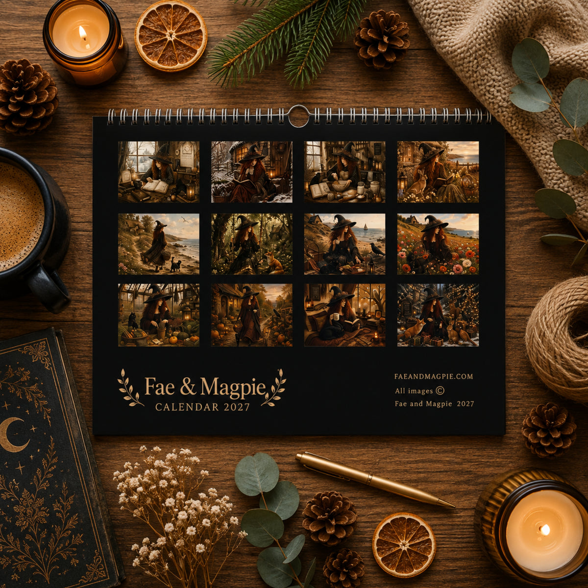 Witches Year Calendar 2027