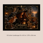 Witches Year Calendar 2027