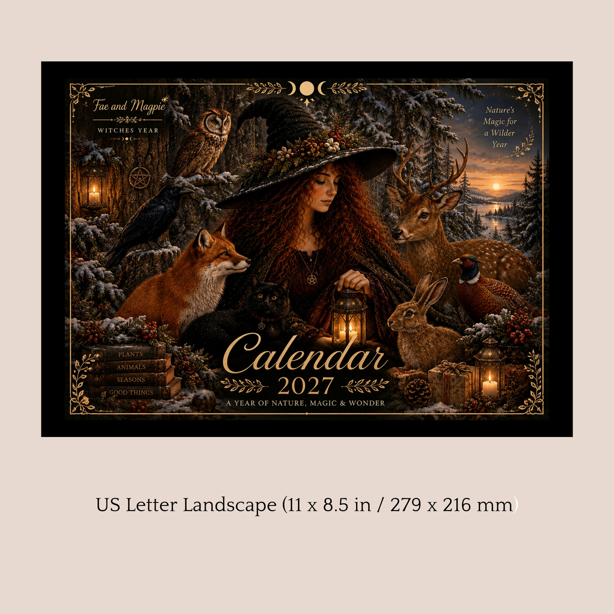 Witches Year Calendar 2027
