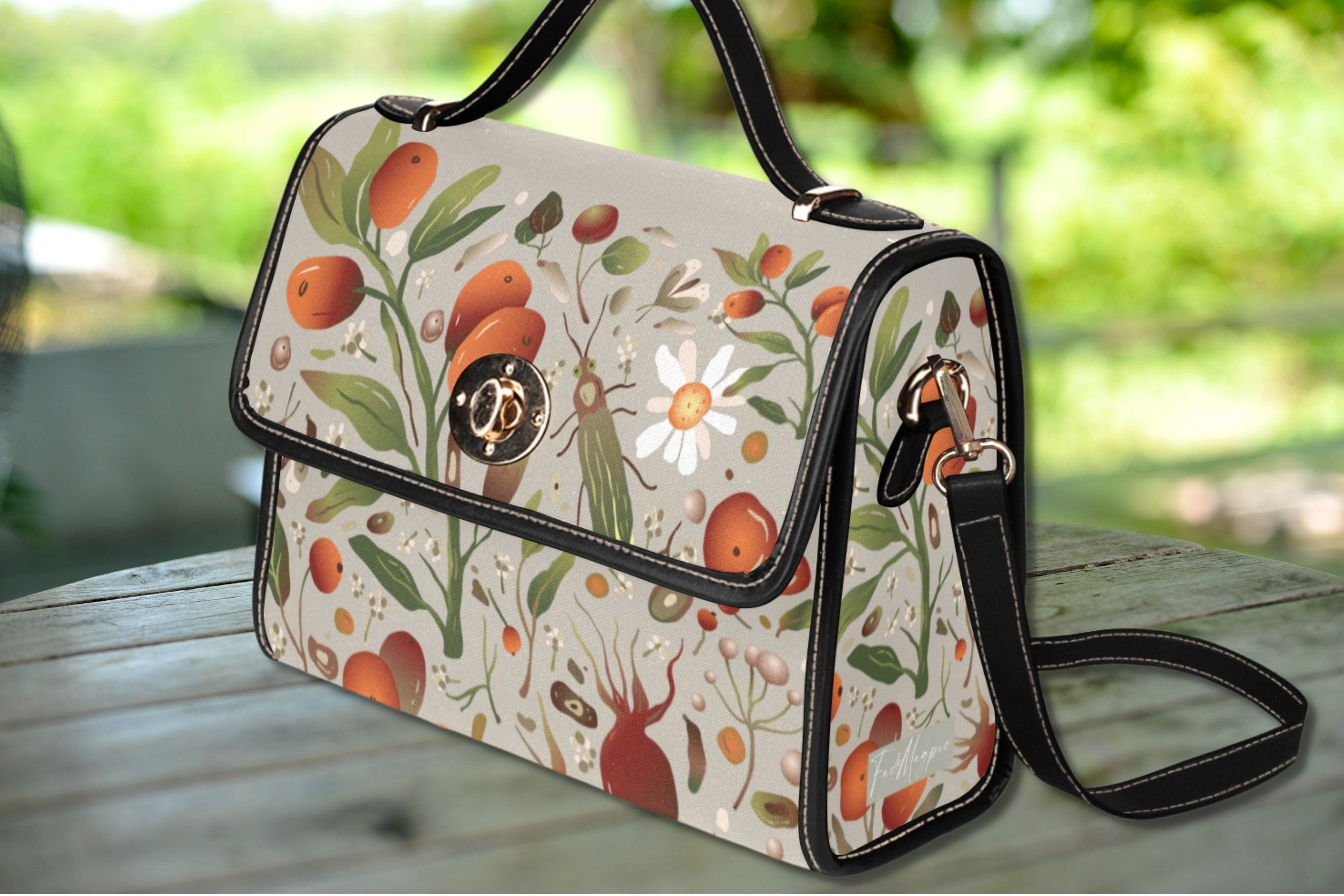 Meadow Berries Satchel Bag