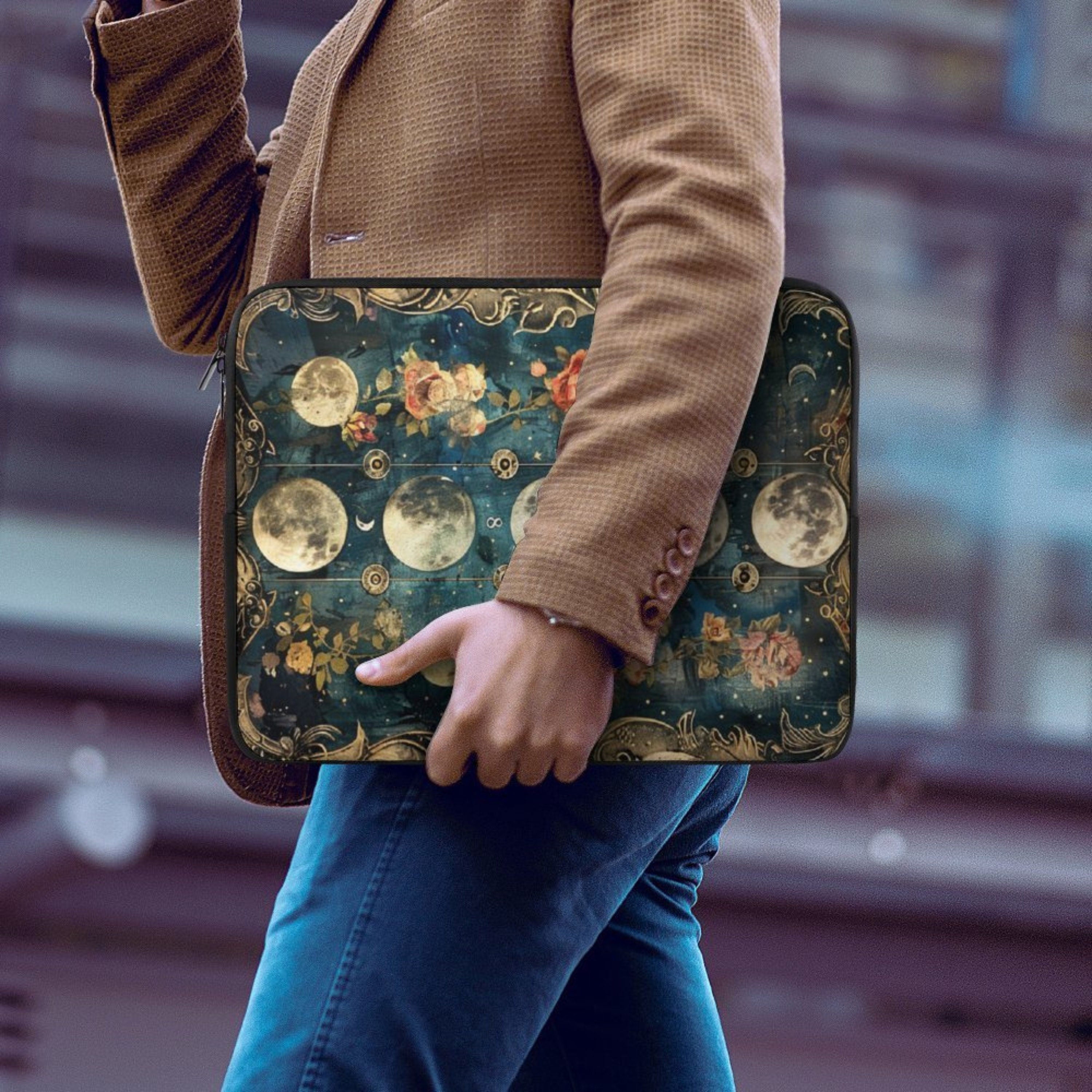 Moon Phase Laptop Sleeve