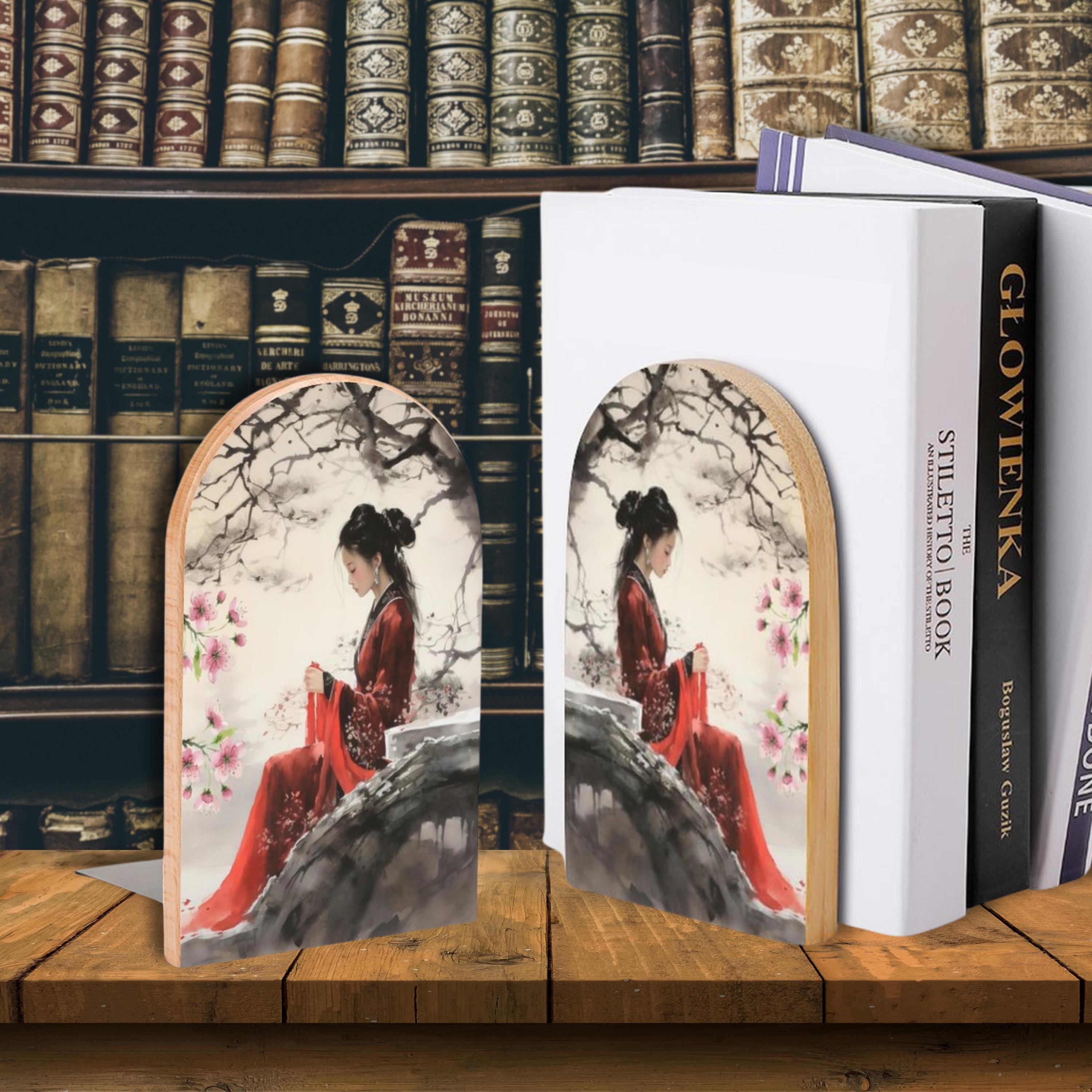 Chinese Lady Bookends