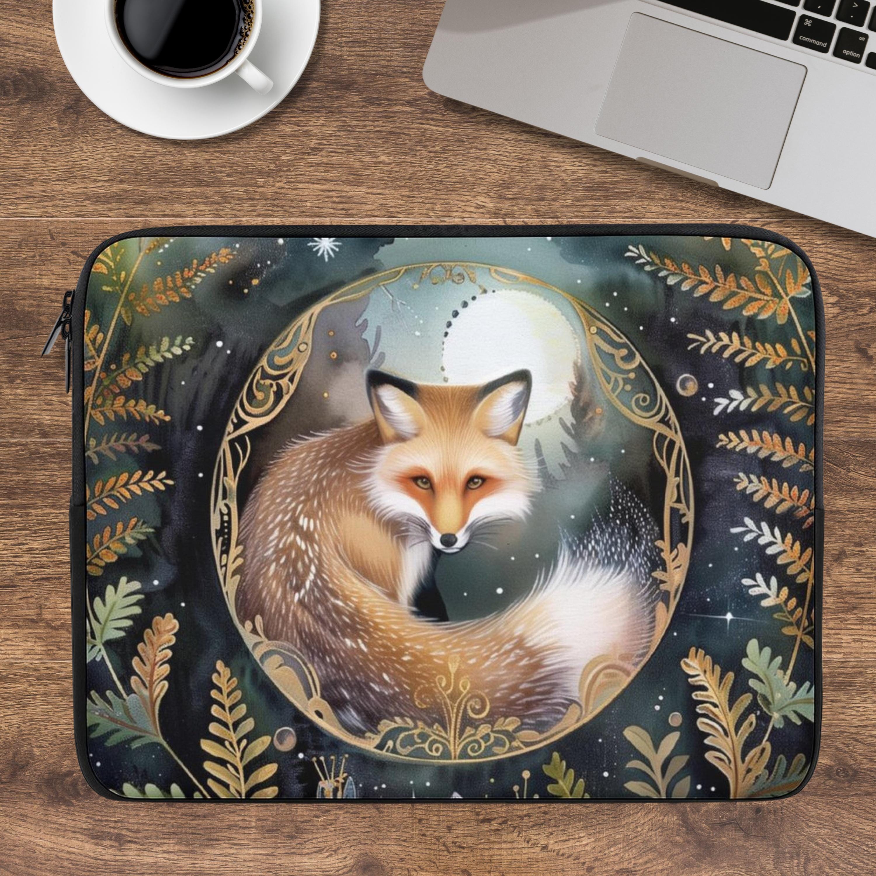 Lunar Fox Laptop Sleeve
