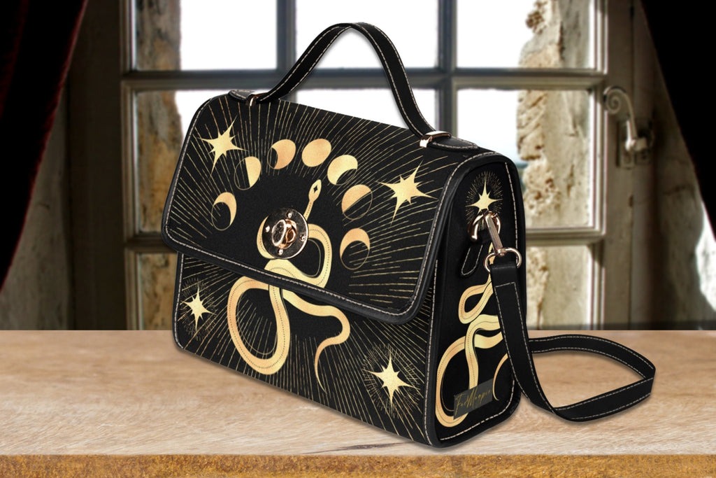 Snake Satchel Bag
