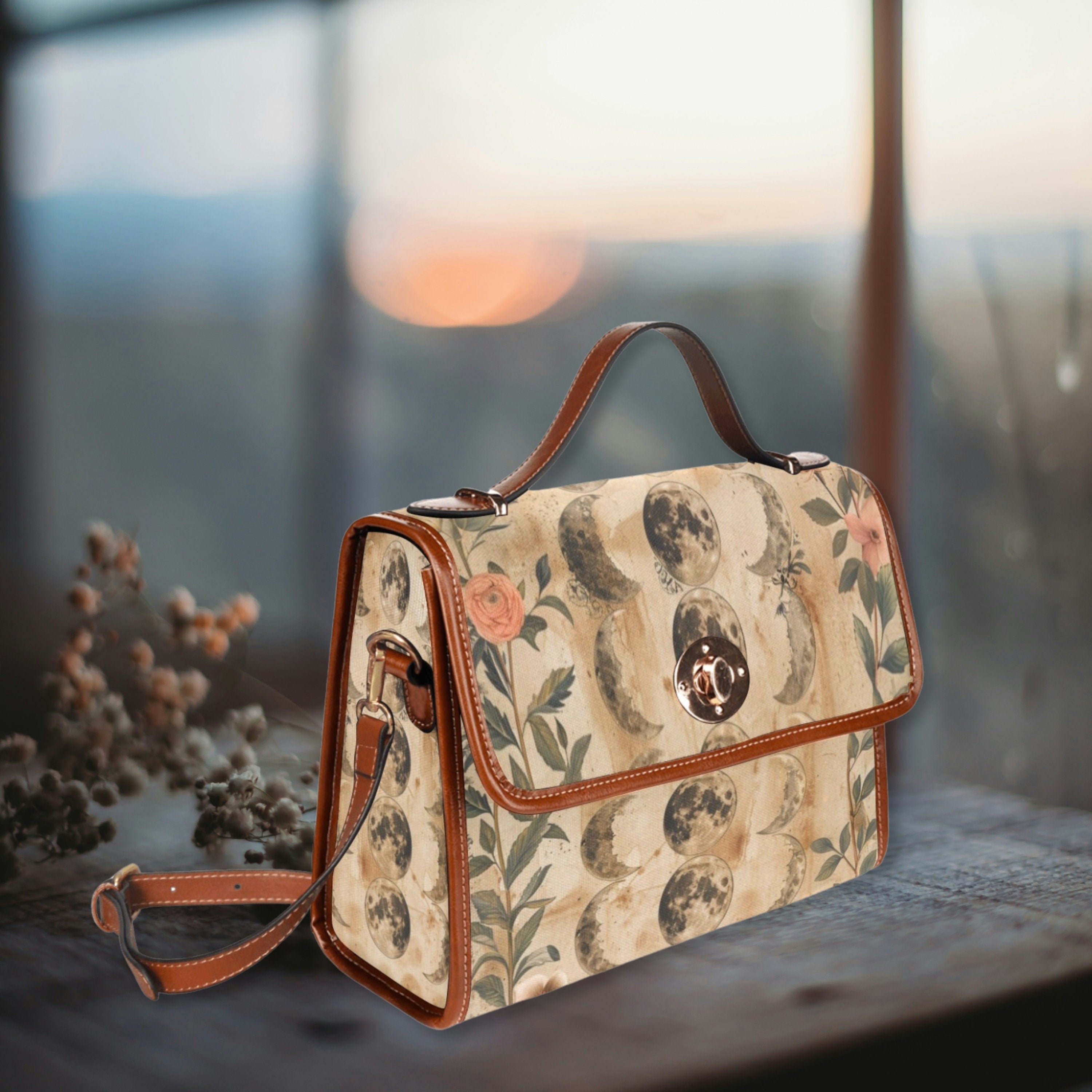 Moon Phase Satchel Bag