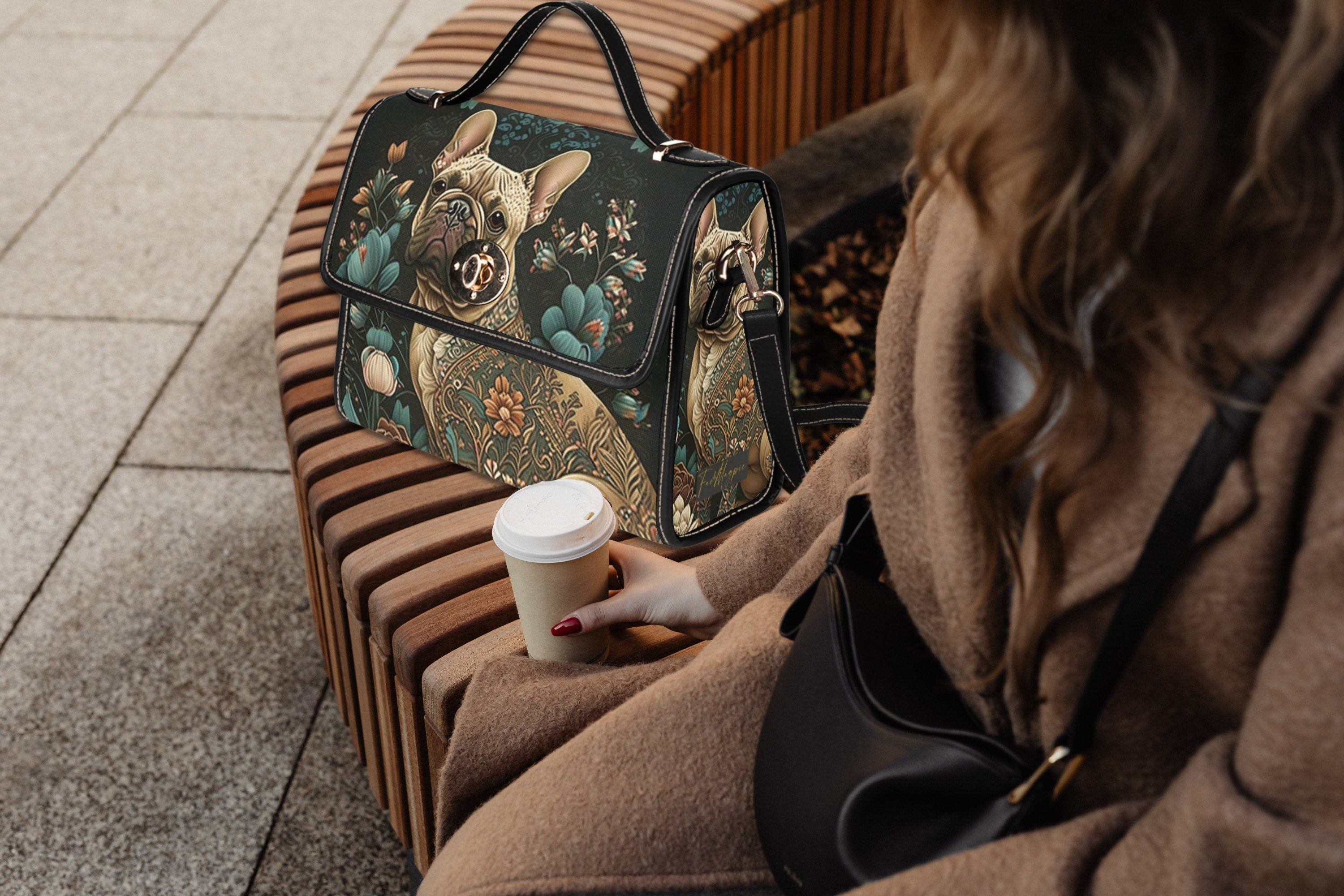 Frenchie Satchel Bag