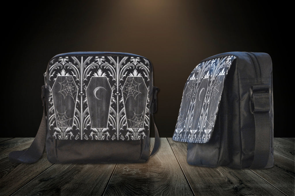 Gothic Coffins Flap Bag