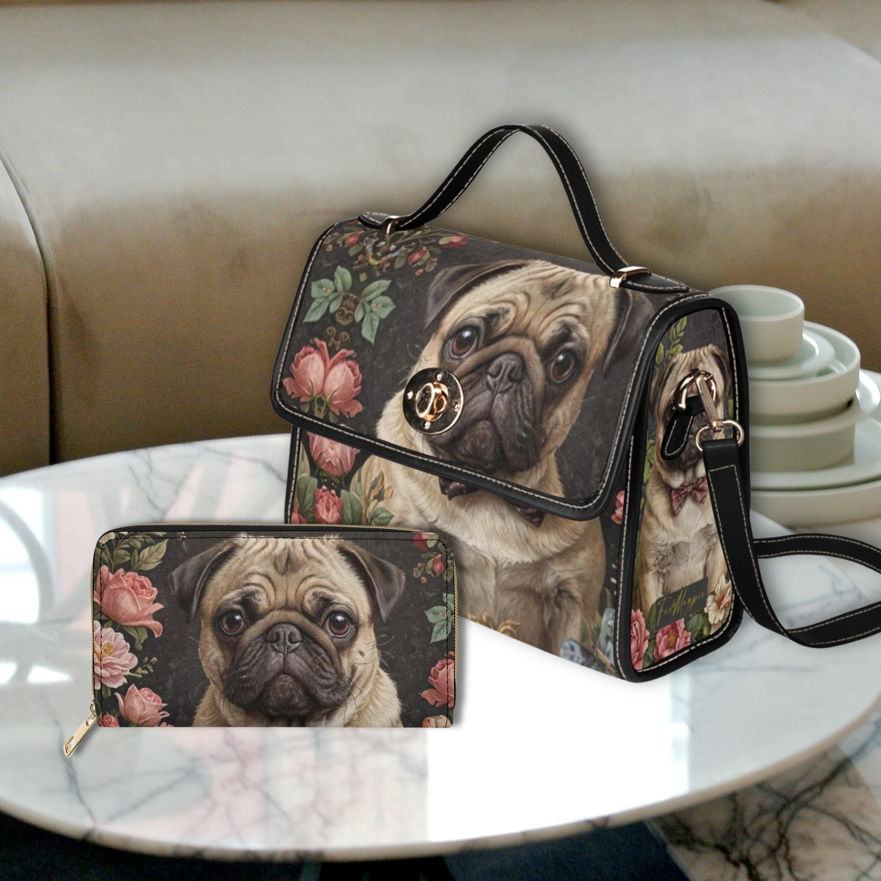 Pug Satchel Bag