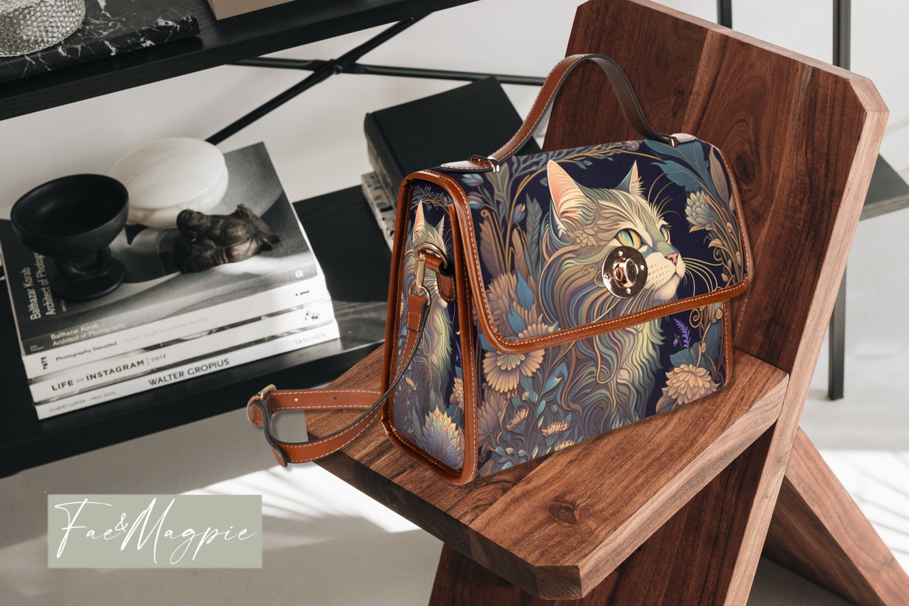 Mystic Cat Satchel Bag
