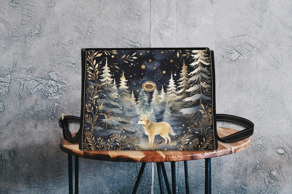Mystical Wolf Satchel Bag