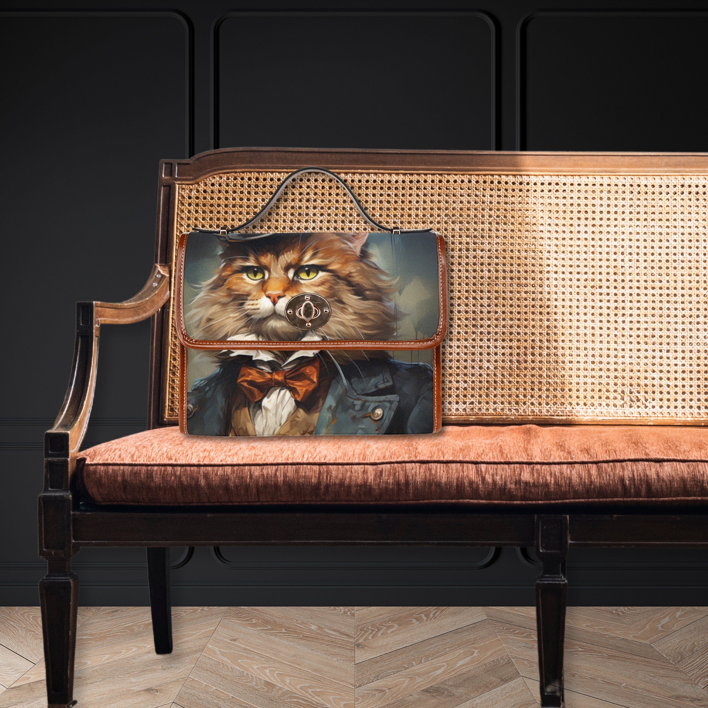 Gentleman Cat Satchel Bag