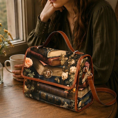 Books satchel bag.