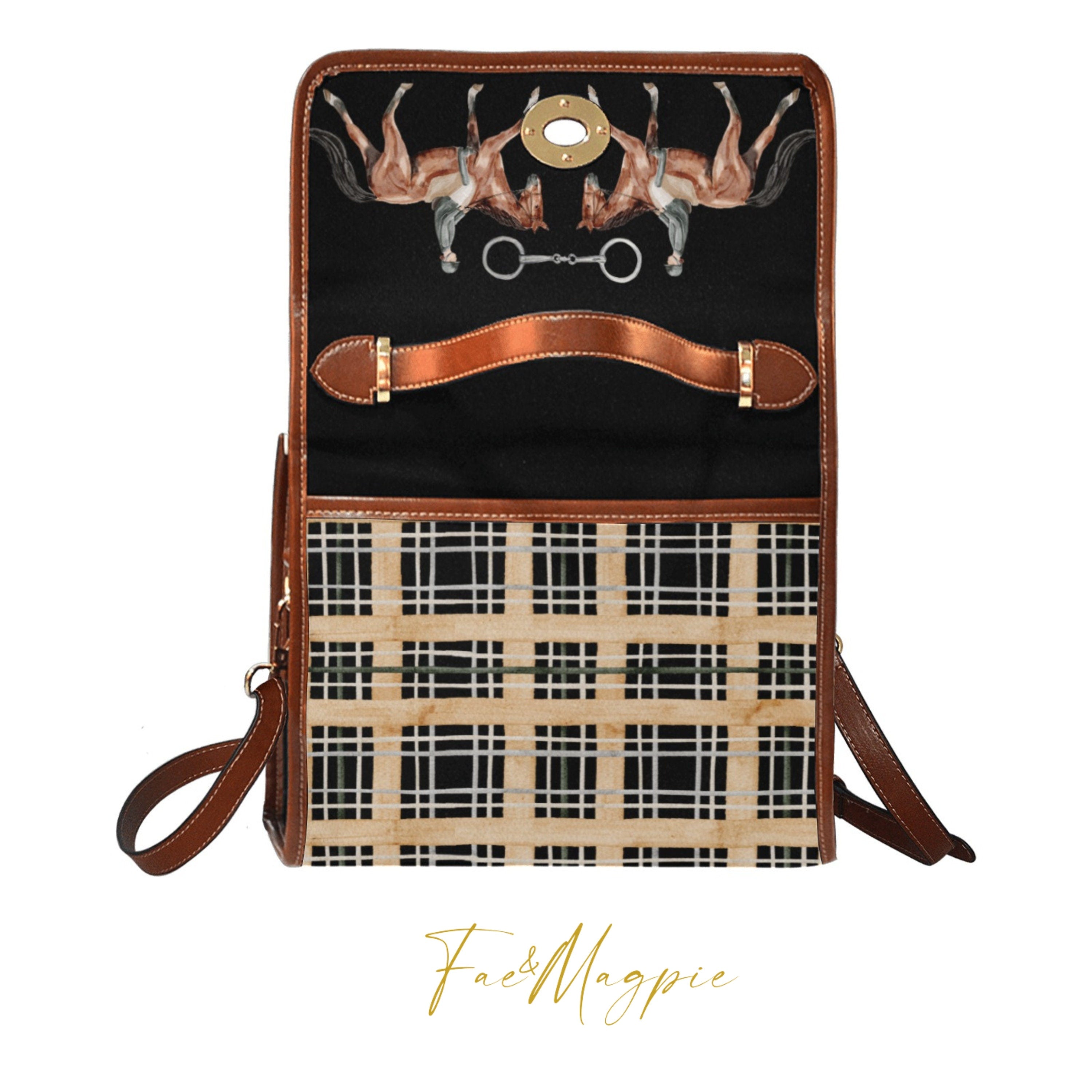Equestrian Horses Satchel Bag