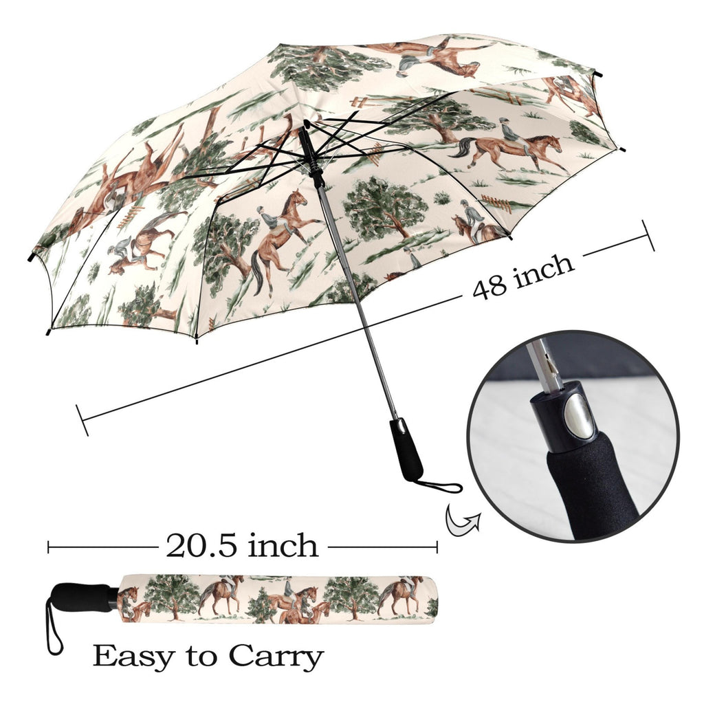 Equestrian Horses Umbrella